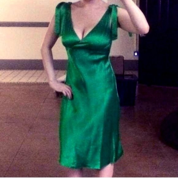BCBG Emerald Green Dress - Picture 1 of 1